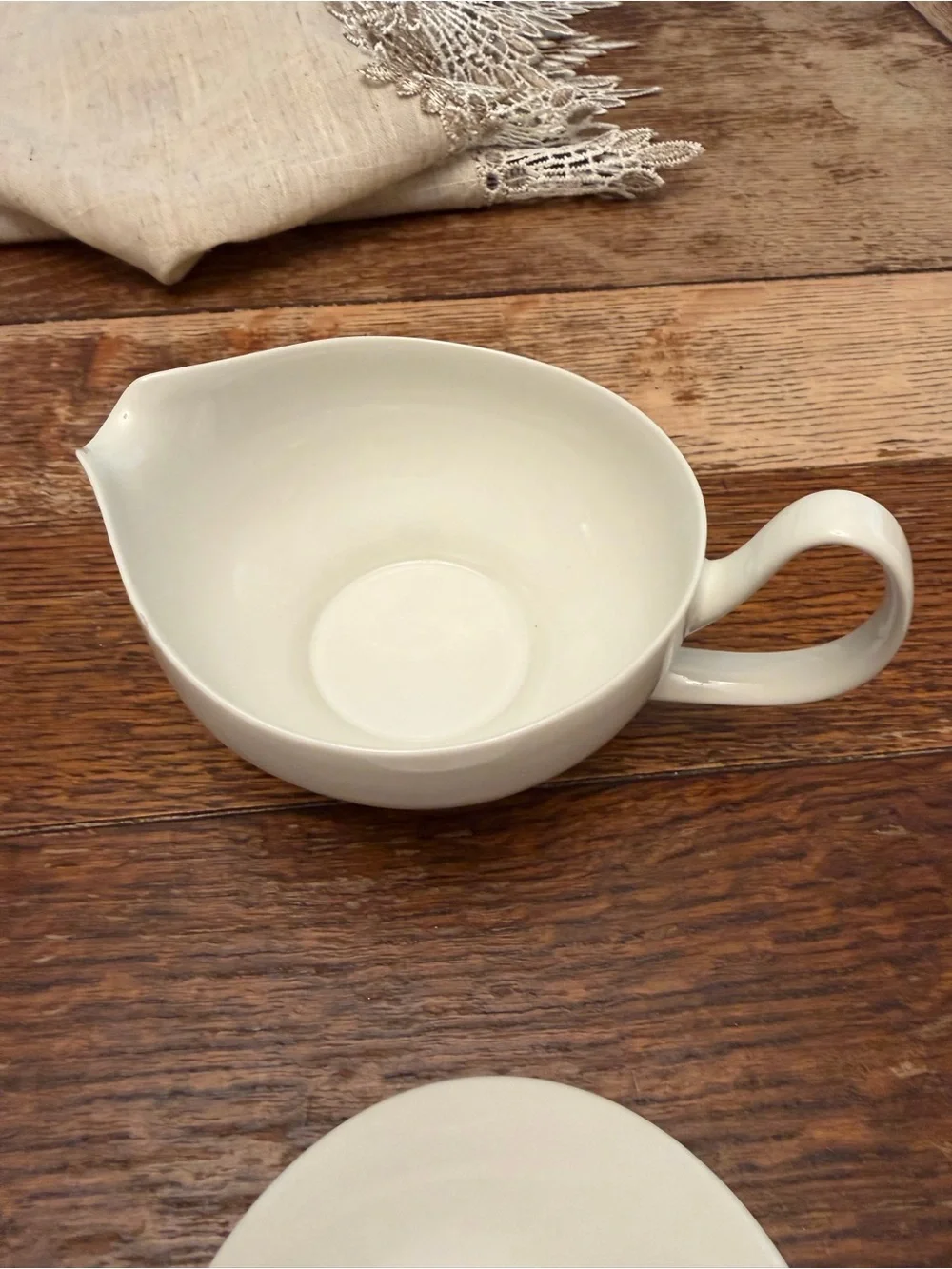 Vintage Iroquois Inheritance Sheer White Creamer & Sugar Bowl Set Ben Seibel MCM
